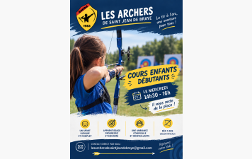 🎯 Tir à l’arc pour les enfants à Saint-Jean-de-Braye : des places disponibles !